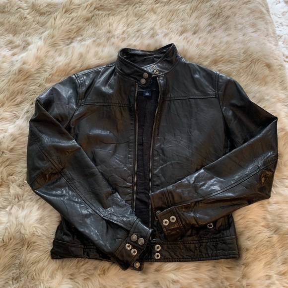 100% Genuine Leather Woman’s Motorcycle Jacket - Picture 1 of 3